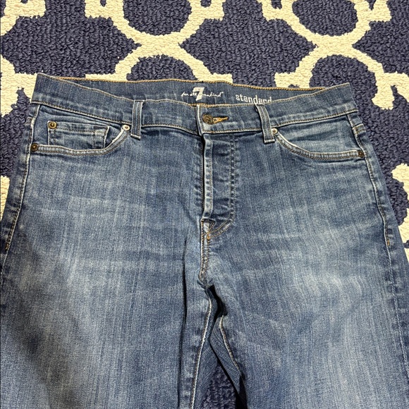 7 For All Mankind Standard Classic Mens Jeans sz 33 - Picture 2 of 9